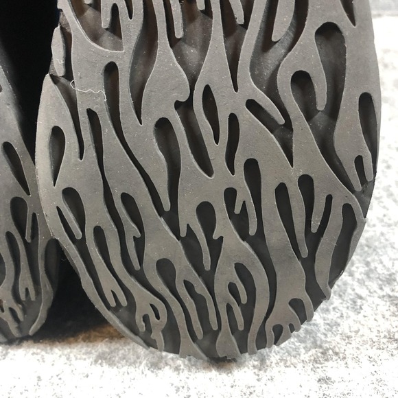 Demonia Swing-115 Platform Boots Womens Size 8 Black Holographic Goth Rave - Picture 14 of 16